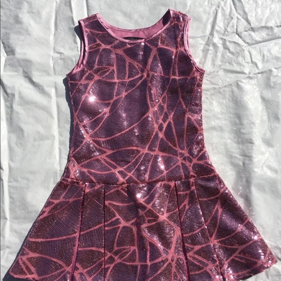 DOLLS & DIVA **Sequined Pink Party Dress***$145 - Picture 4 of 7